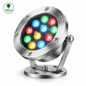 Đèn led âm nước đổi màu chân đế THAN-02