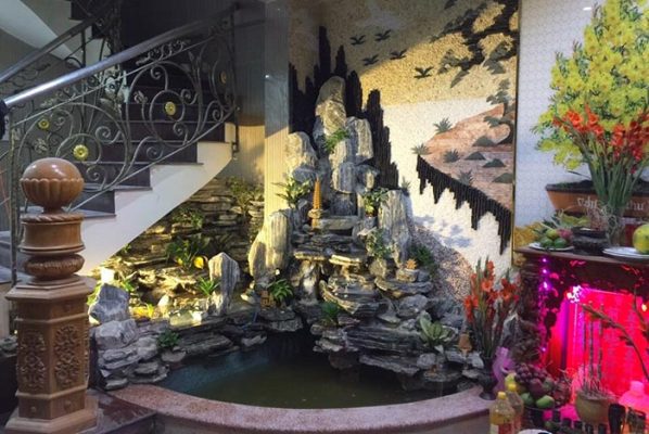 Đèn hòn non bộ có nhiều loại giú chiếu sáng và trang trí cho tiểu cảnh