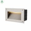 Đèn âm tường bậc thang louver THCT-06 mặt inox chống chói ánh sáng hắt xuống